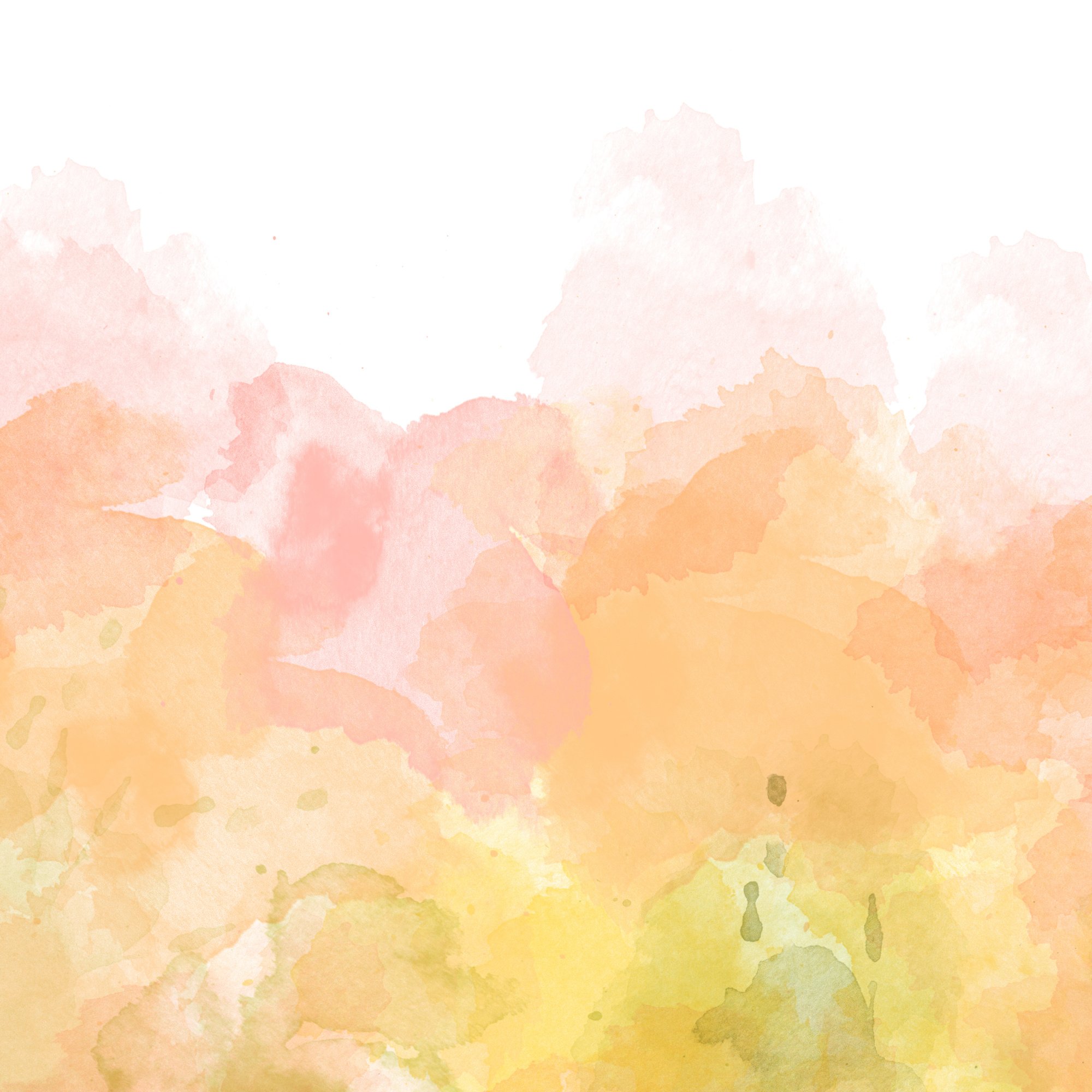 Soft Orange Watercolor Background